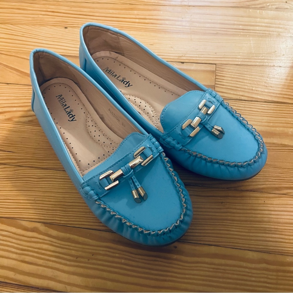 Fashion Colorful Causal Loafers flats Size 8 NWT